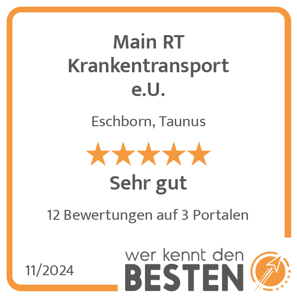 Main RT Krankentransport e.U. in Eschborn im Taunus - Logo