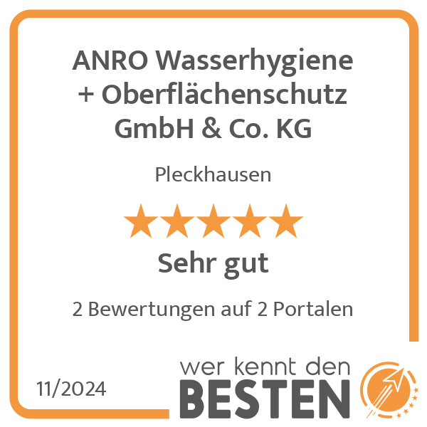 ANRO Wasserhygiene + Oberflächenschutz GmbH & Co. KG in Pleckhausen - Logo