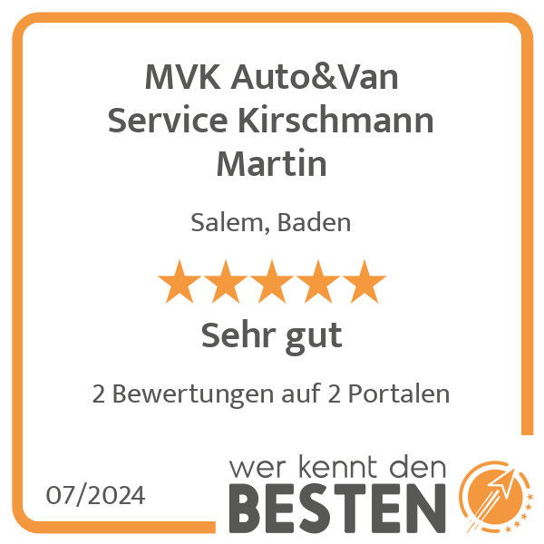 MVK Auto&Van Service Kirschmann Martin in Salem in Baden - Logo