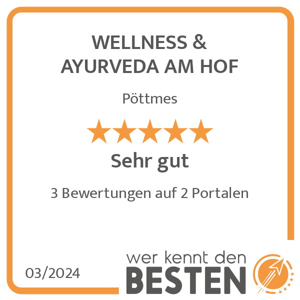 WELLNESS & AYURVEDA AM HOF in Pöttmes - Logo