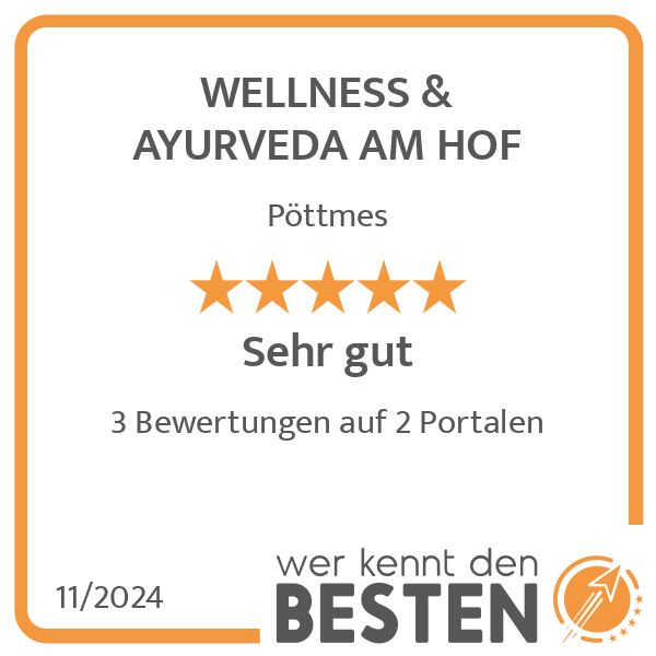 WELLNESS & AYURVEDA AM HOF in Pöttmes - Logo