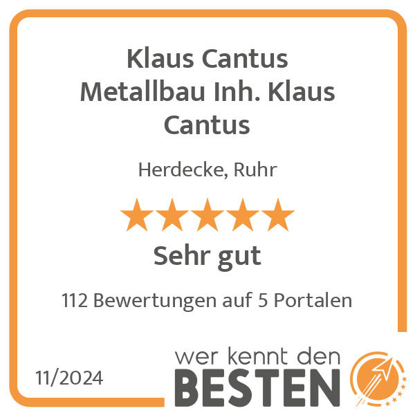 Klaus Cantus Metallbau Inh. Klaus Cantus in Herdecke - Logo