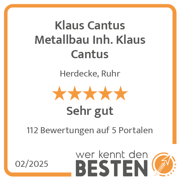 Klaus Cantus Metallbau Inh. Klaus Cantus in Herdecke - Logo