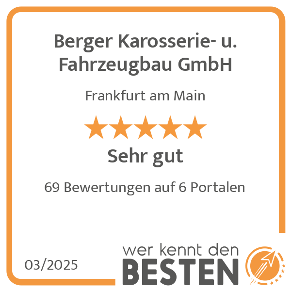 Berger Karosserie- u. Fahrzeugbau GmbH in Frankfurt am Main - Logo