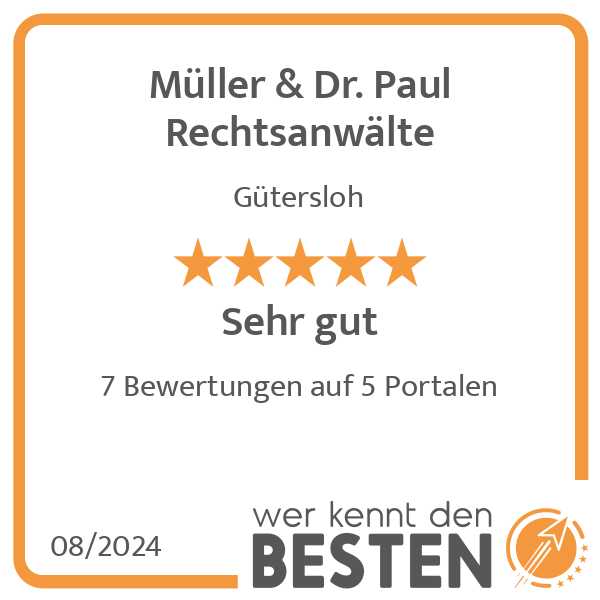 Müller & Dr. Paul Rechtsanwälte in Gütersloh - Logo