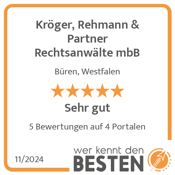 Kröger, Rehmann & Partner Rechtsanwälte mbB in Büren - Logo