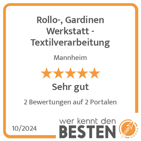 Rollo-, Gardinen Werkstatt - Textilverarbeitung in Mannheim - Logo