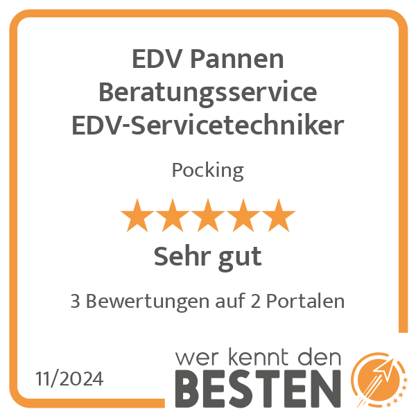 EDV Pannen Beratungsservice EDV-Servicetechniker in Pocking - Logo