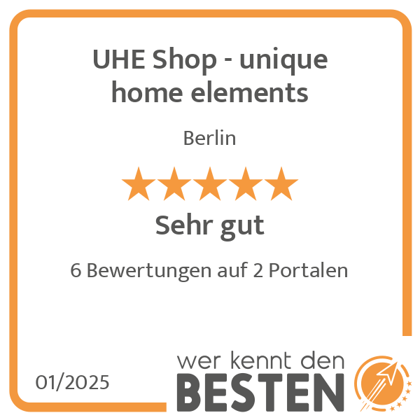 UHE Shop - unique home elements in Berlin - Logo