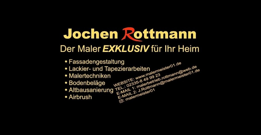 Malermeisterbetrieb Jochen Rottmann in Wetter an der Ruhr - Logo