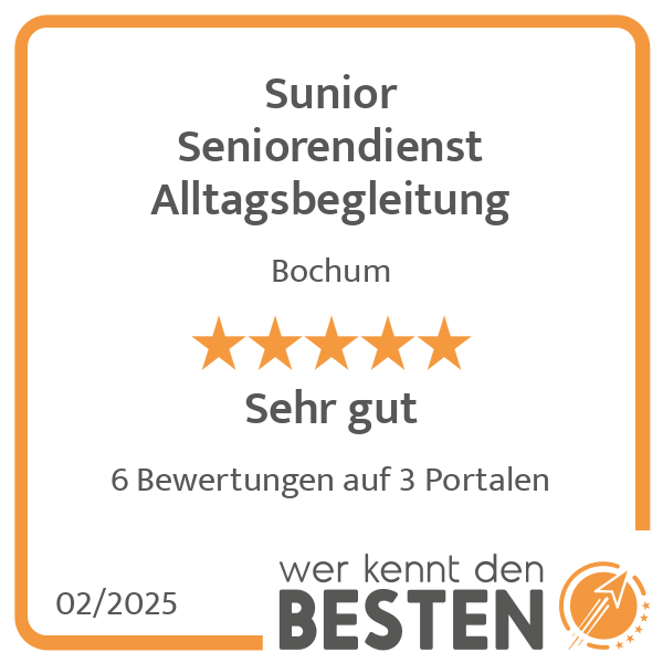 Sunior Seniorendienst Alltagsbegleitung in Bochum - Logo