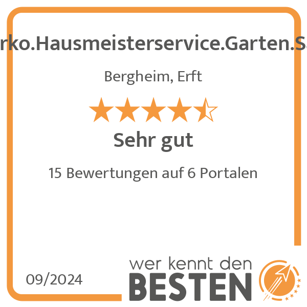 Mirko.Hausmeisterservice.Garten.Sair in Bergheim an der Erft - Logo