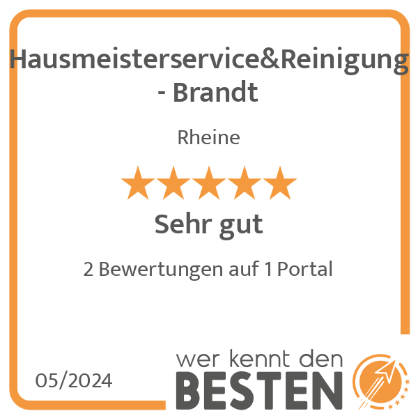 Hausmeisterservice&Reinigung - Brandt in Rheine - Logo