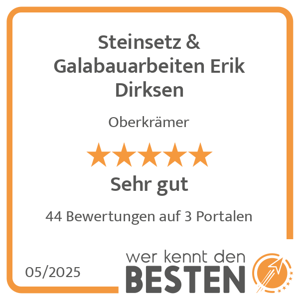 Steinsetz & Galabauarbeiten Erik Dirksen in Oberkrämer - Logo