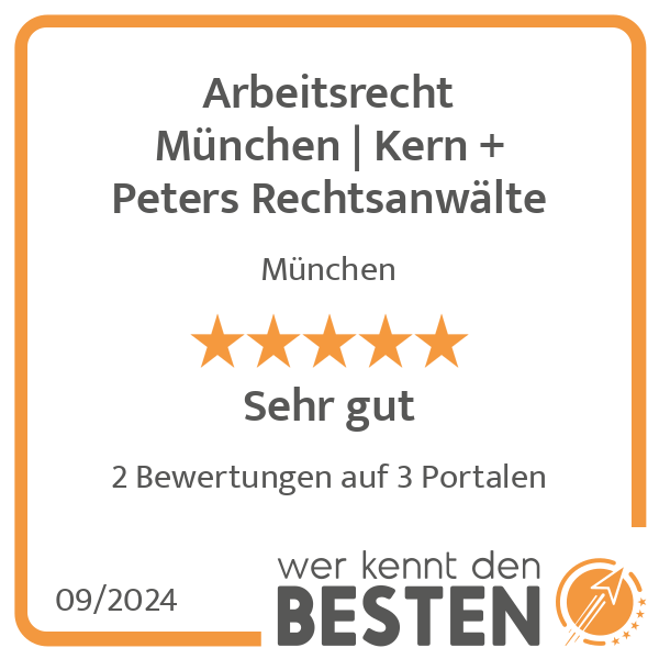 Arbeitsrecht München Kern + Peters Rechtsanwälte in München - Logo