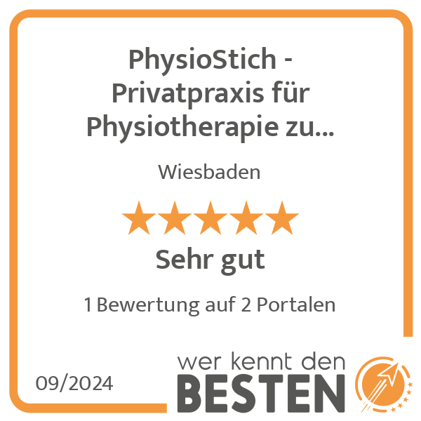 PhysioStich - Privatpraxis für Physiotherapie zu Hause in Wiesbaden - Logo