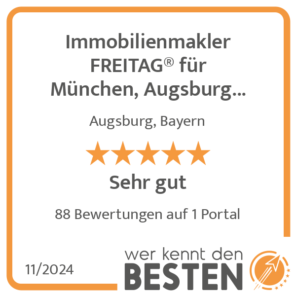 Immobilienmakler FREITAG® für München, Augsburg und Starnberg in Augsburg - Logo