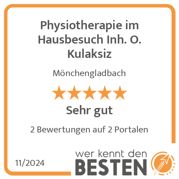 Physiotherapie im Hausbesuch Inh. O. Kulaksiz in Mönchengladbach - Logo