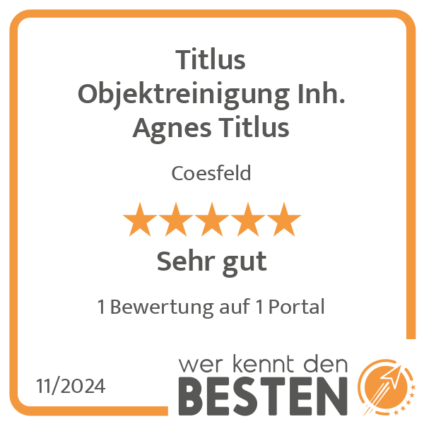 Titlus Objektreinigung Inh. Agnes Titlus in Coesfeld - Logo