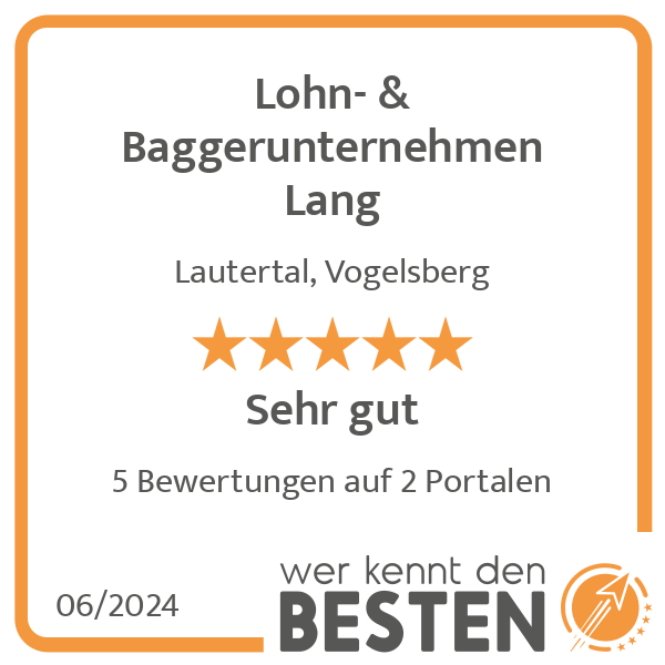 Lohn- & Baggerunternehmen Lang in Lautertal am Vogelsberg - Logo