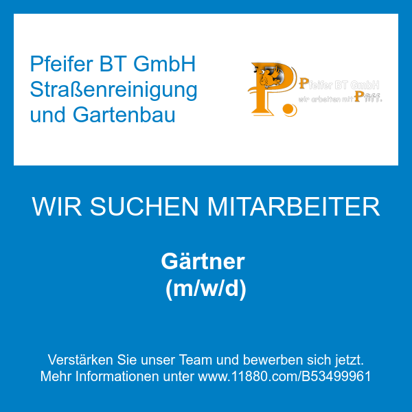 Pfeifer BT GmbH Straßenreinigung und Gartenbau in Ottobrunn - Logo