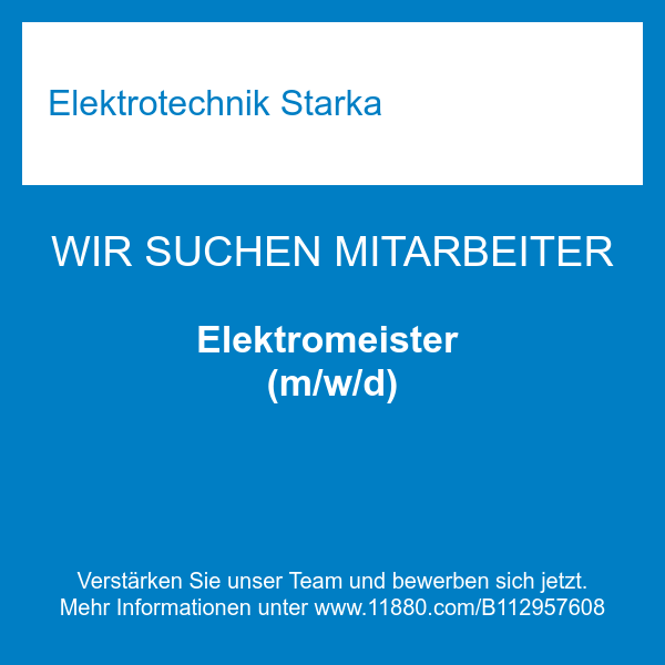 Elektromeister (m/w/d)