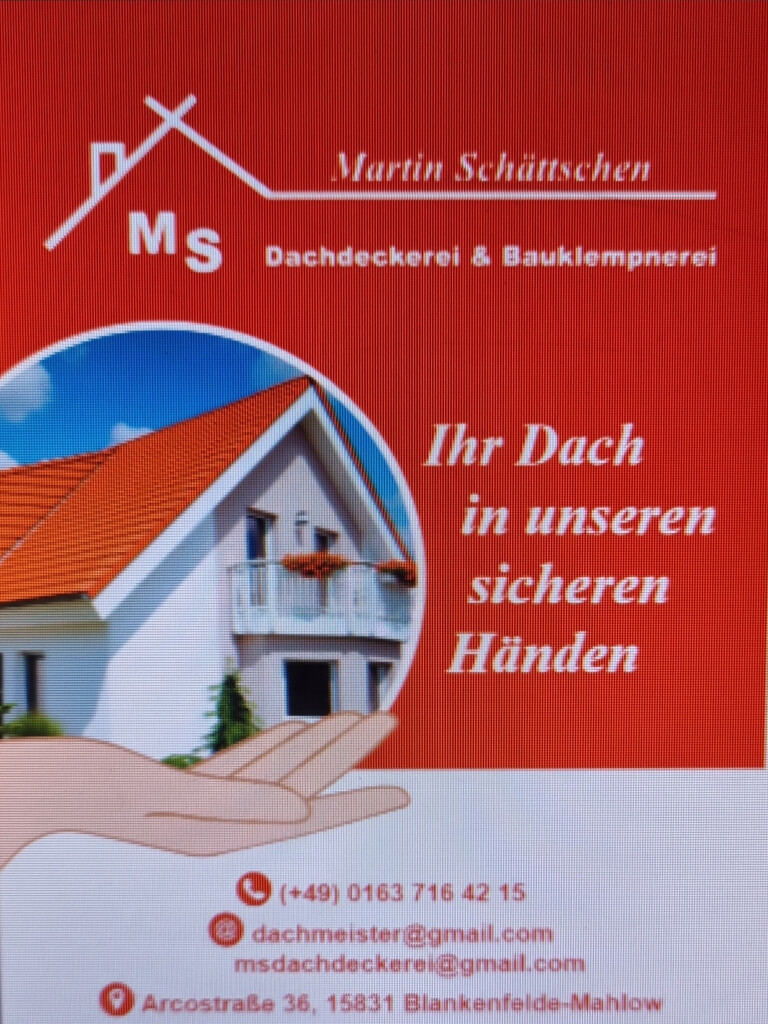 MS Dachdeckerei & Bauklempnerei, Inh. Martin Schättschen in Blankenfelde Mahlow - Logo