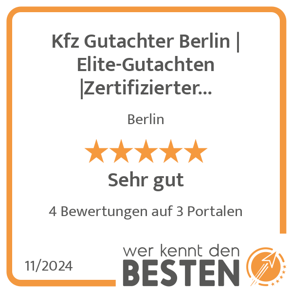 Kfz Gutachter Berlin Elite-Gutachten Zertifizierter Sachverständiger Berlin in Berlin - Logo