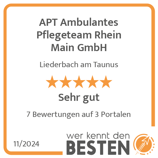 APT Ambulantes Pflegeteam Rhein Main GmbH in Liederbach - Logo