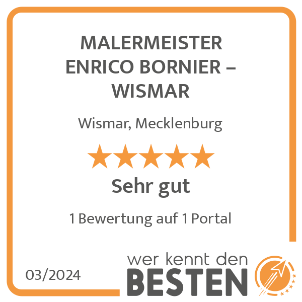 MALERMEISTER ENRICO BORNIER – WISMAR in Wismar in Mecklenburg - Logo