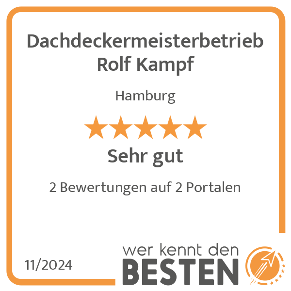 Dachdeckermeisterbetrieb Rolf Kampf in Hamburg - Logo