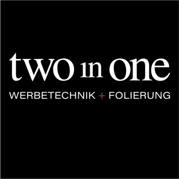 Logo von TWOinONE Werbetechnik + Folierung
