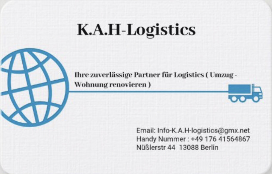 K.A.H-Logistics&Umzug in Berlin - Logo