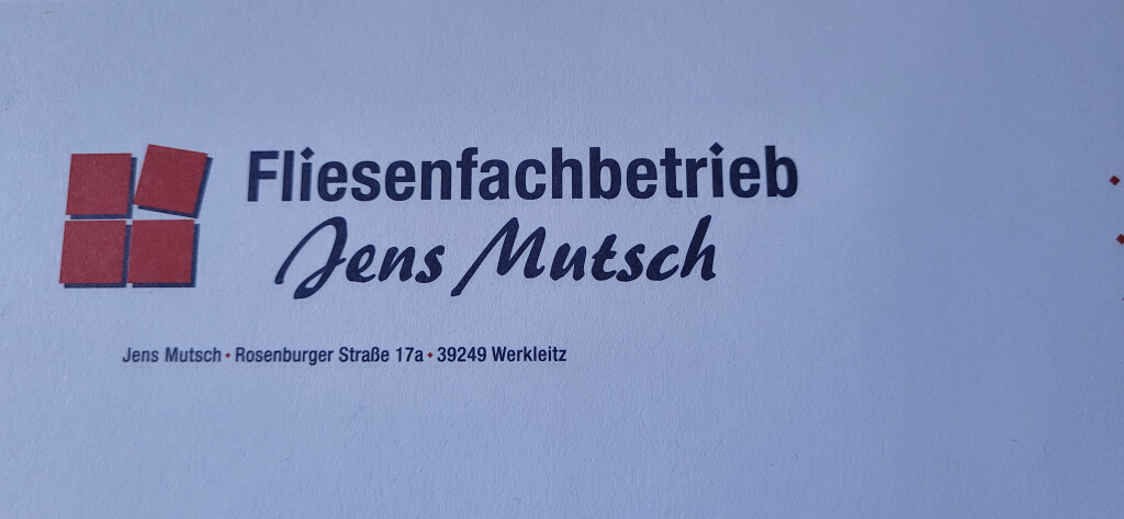Jens Mutsch Fliesenfachbetrieb in Tornitz Stadt Barby an der Elbe - Logo