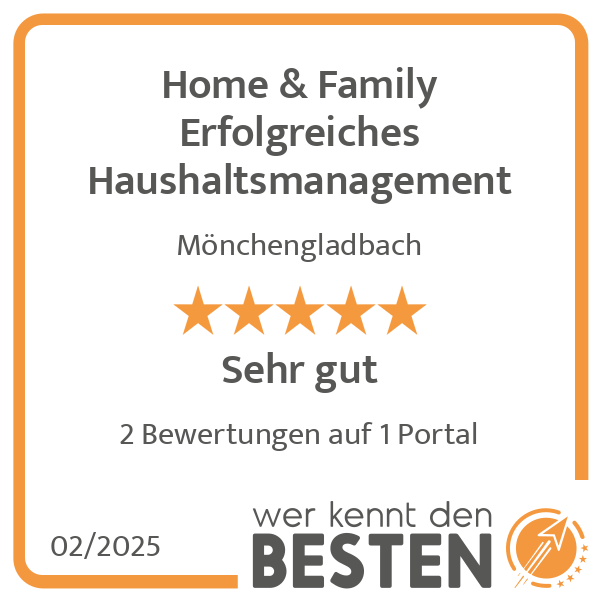 Home & Family Erfolgreiches Haushaltsmanagement in Mönchengladbach - Logo