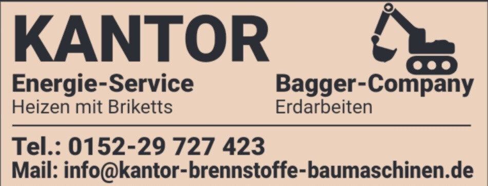 Kantor Brennstoffhandel - Bau & Bagger Company in Magdeburg - Logo