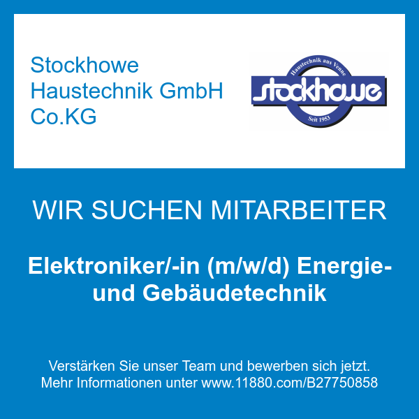 Stockhowe Haustechnik GmbH Co.KG - Elektroniker/-i …
