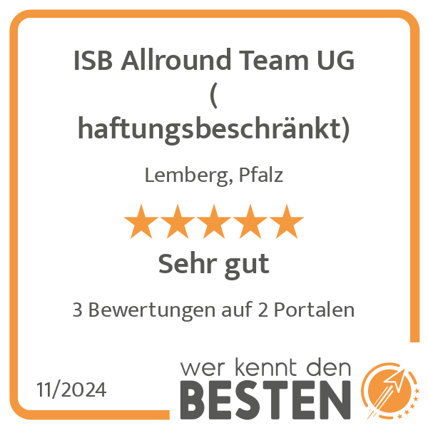 ISB Allround Team UG ( haftungsbeschränkt) in Lemberg in der Pfalz - Logo