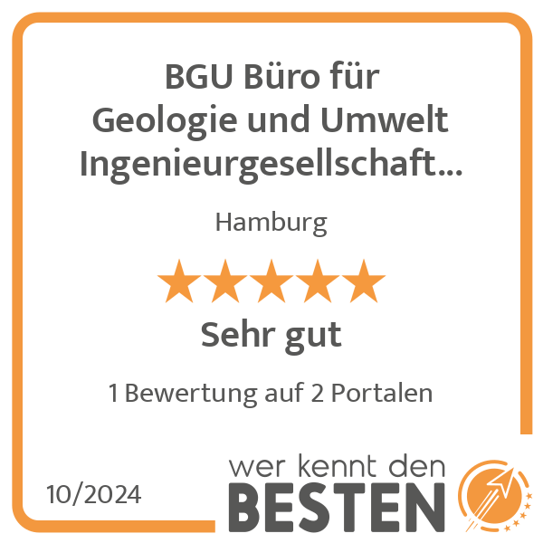 BGU Büro für Geologie und Umwelt Ingenieurgesellschaft Kruse & Co. mbH in Hamburg - Logo