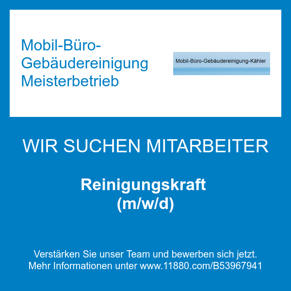 Mobil-Büro-Gebäudereinigung Meisterbetrieb in Bensheim - Logo