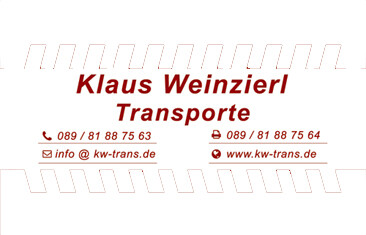 Klaus Weinzierl - Transporte in München - Logo