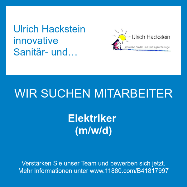 Ulrich Hackstein innovative Sanitär- und Heizungstechnologie in Jüchen - Logo