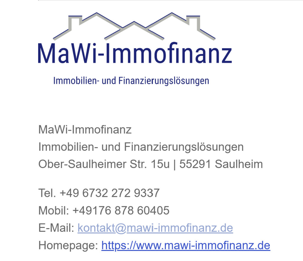 MaWi-Immofinanz Immobilien und Finanzierungslösungen in Saulheim - Logo