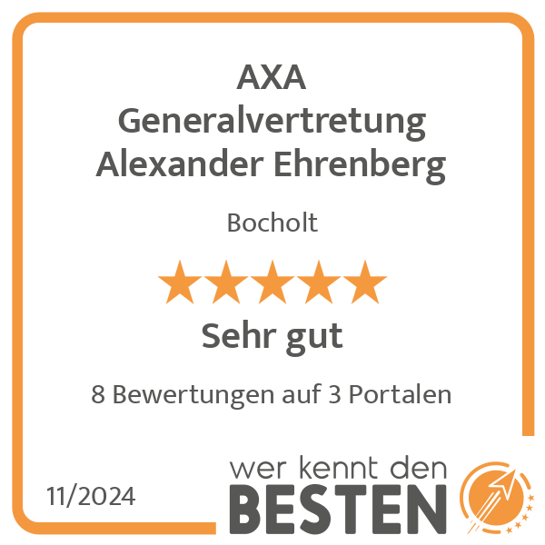 AXA Generalvertretung Alexander Ehrenberg in Bocholt - Logo