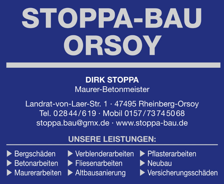 STOPPA-BAU in Rheinberg - Logo