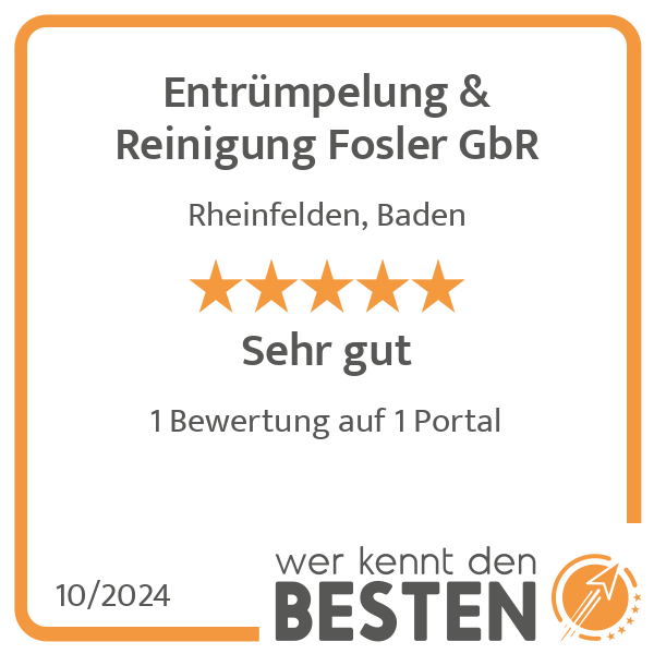 Entrümpelung & Reinigung Fosler GbR in Rheinfelden in Baden - Logo