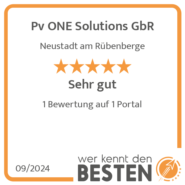 Pv ONE Solutions GbR in Neustadt am Rübenberge - Logo