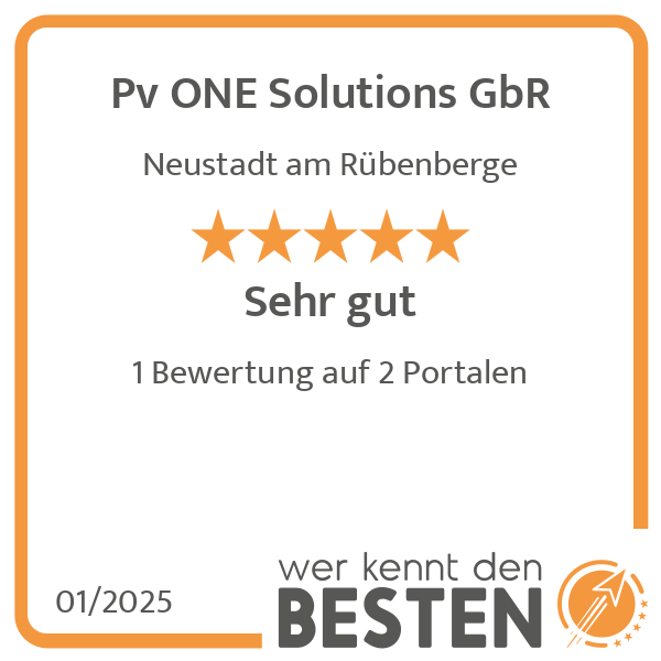 Pv ONE Solutions GbR in Neustadt am Rübenberge - Logo