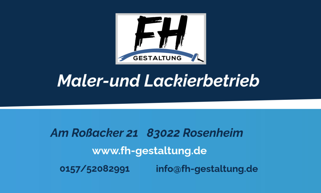 FH-Gestaltung Maler- und Lackierbetrieb in Rosenheim in Oberbayern - Logo