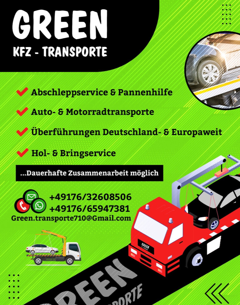 Green Kfz-Transporte Kleinunternehmen in Berlin - Logo